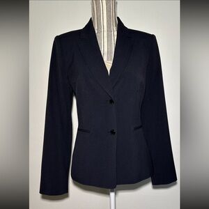Calvin Klein Navy Blue Size 8 Blazer